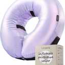 Inflatable Dog Cone Collar - Donut Collar Recovery ECollar Alternative After Surgery - Soft Dog Cone for Dogs, M
