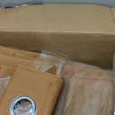 NICETOWN Biscotti Beige Blackout Curtains 84 inches Long for Bedroom - Thermal Insulated Solid Grommet Room Darkening Window Treatments Sound Reducing for Living Room (2 Panels, W52 x L84)