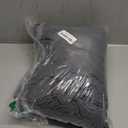 Litanika Dark Grey California King Pinch Pleat Duvet Cover, 3 Pieces Pintuck Cover Soft Polyester Bedding Set with Zipper Closure & Corner Ties(1 Duvet Cover, 2 Pillowcases)