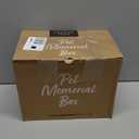 Pet Urns for Dogs - Dog Urns for Ashes, Suitable for All Pets - Includes Paw Print Kit, Picture Frame and Photo Book for a Lasting Tribute and Cherish Precious Memories (White)