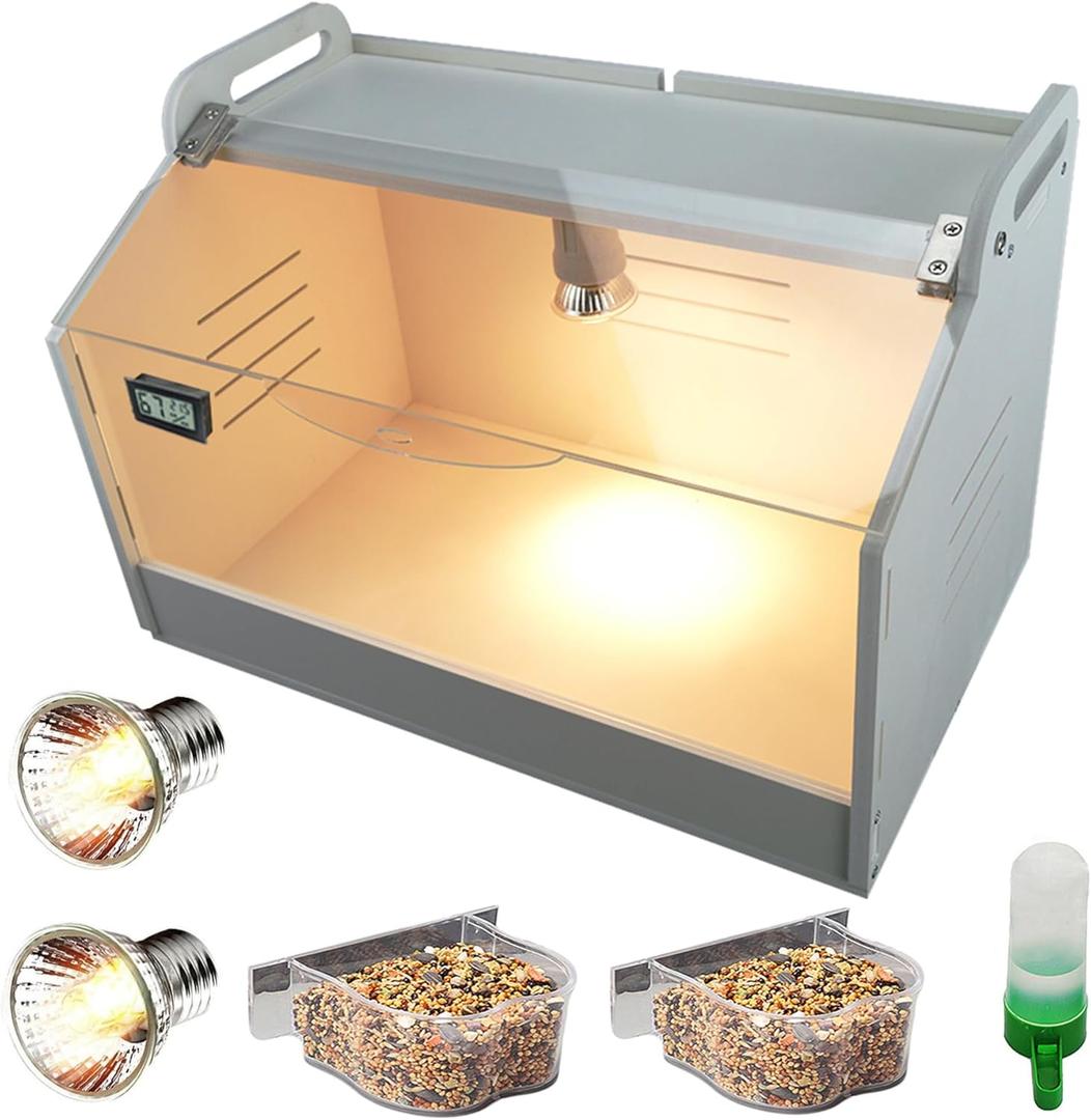 Intelligent Brooder Box 10-15 Newborns Chicks Quail Birds Small Animals Manual Incubators Poultry Heater Breeding Box
