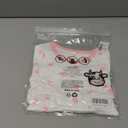 HIGHUZZA Baby Girl Clothes, Long Sleeve Bow Tie Pink Polka Dot Cow Print Outfits for Fall Casual Birthday Party 12-18 Months