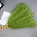 decoration 55cm 10/20pc Artificial Fake Pampas Decoration Flower for party Table Home Decoration Faux Reed Wedding Decor Flower Arrangement Artificial flower ( Color : Grass green , Size : 20pcs )