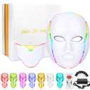 LED Face Msk (model FM-01), 7 Color LED Msk Light Therpy, Skin Care Msk for Face and Neck