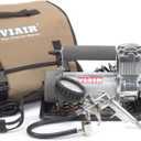 VIAIR 400P - 40045, Automatic Function Portable Compressor Kit, Tire Pump, Truck/SUV Tire Inflator, Silver, For up to 35 Inch Tires