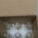 Energetic E12 B10 LED Classic Candelabra Clear Light Bulb, 40 Watt Equivalent, Daylight 5000K, Filament Clear Glass, Non-Dimmable, UL Listed Pack of 6