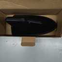 Car Shark Fin Antenna Cover, Roof Aerial Base AM/FM Radio Signal for Car SUV Truck, Vehicle Shark Fin Shape Cover with Adhesive Tape, Car Accessories Antenna Replacement Fits Most Cars (Black)