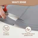 Lazy Susan Shelf Liner,Lazy Susan Liners for Kitchen Cabinet,Heat-Resistant, Non-Slip, and Easy-to-Clean Silicone Mats 2PCS