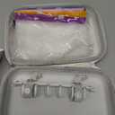 Extra Large Weekly Pill Organizer Set, Reusable Pill Bags with 14 Coded Pouches for Home and Travel, 7 Day with AM PM Large Storage Portable Medicine Pill Case for Fish Oils, Vitamins (Green)