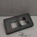 FASTCHE Front Bumper License Tag Plate Frame Bracket Holder Compatible with 2004 2005 Honda Civic Front Primed Coupe/Sedan Replace # 71145S5AA40 HO1068108