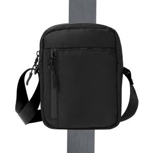 Magnetic Gym Bag, Small Gym Bag for Women and Men, Water Bottle Holder for Gym, Golf Tee Pouch, Work and Sports (Black) (Single-layer)