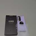 JAME for Samsung Galaxy S23 Case, Slim Soft Bumper With Ring Holder Kickstand, Shockproof Protective Cover [NOT for S23 Plus & Ultra], 6.1", Purple