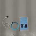 Vlog Selfie Monitor Screen iPhone, 4K 60fps Recording, Wireless Screen Mirroring with Remote Control, Magnetic Fixation, 180 Rotation, 3 Levels of Brightness, Compatible with iPhone & Android (white)