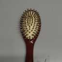KISMETICS Boar Bristle Hair Brush -boar bristles + nylon pins Smoothes & Detangles All Hair Types, Hairbrush for Women, Men & Kids, Distributes Oils for Natural Shine & Stimulates Scalp (Burgundy)