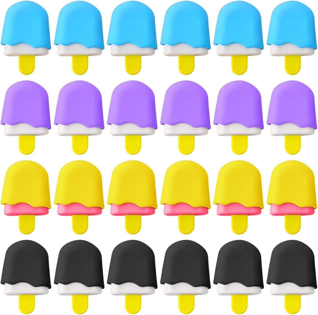Fullhawl 24 Set Ice Cream Eraser Gifts Bulk Party Favors Kit