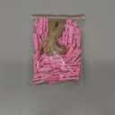 DurReus Tiny Clothes Pins Colorful Hang Up Photographs Drawings Party Clips Decor Baby Shower Game With Twine Pack 50 Pink
