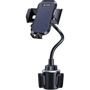 andobil Military-Grade Cup Phone Holder for Car/Truck, [2026 Enhanced] 13" 360 Adjustable Gooseneck w/Anti-Shake Car Mount, Universal Car Phone Holder for iPhone/Samsung All 4.0-7.0" Devices, Blue