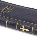 SAGEFINDS Holy Bible Book Wallet | Multi Card and Cash Holder | Magnetic Clasp Closure and Zip Around | Vinyl | 4 x 7.5