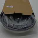Microwave Splatter Cover Glass Cover Splatter Guard Lid with Collapsible Silicone for Food Pot Cover Plate Cover 11.8 inch Light Grey