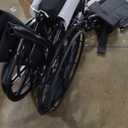 Medline Reclining Wheelchair, Desk-Length Arms and Elevating Leg Rests, 16" x 18" Seat (W x D)