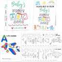 Hongpar Baby's First ABC Book Baby Shower Activity Keepsake Game,Alphabet Coloring Baby Books for Baby Shower, Baby's First Alphabet Coloring Book, Alphabet A to Z Vehicle Coloring Pages