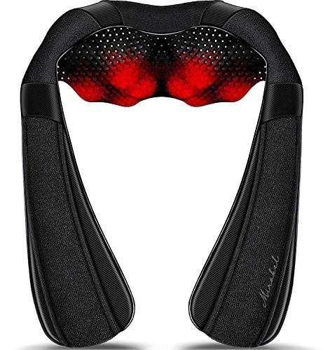 Mothers Day Gifts for Mom Wife Women, Fathers Day Dad Husband Men Gifts, Shiatsu Neck Back and Shoulder Massager with Heat for Pain Relief Deep Tissue, Birthdays, Valentine’s Day, Christmas gift