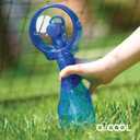 O2COOL Deluxe Handheld Battery Powered Water Misting Fan (Grey)