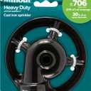 Gilmour 360 Degree Spot Sprinkler, Cast Iron Metal Garden Sprinkler for Small Areas, 760 Sq Ft Circular Sprinkler for Gardens and Flowerbeds