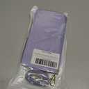 Asuwish Phone Case for Samsung Galaxy S23 Ultra 5G Zipper Wallet Detachable Cell Cover with Tempered Glass Screen Protector Strap Flip Card Holder Slot S23Ultra 23S S 23 23Ultra 6.8 inch Women Purple