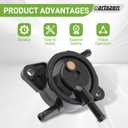 49040-0770 49040-7008 Fuel Pump Fits for Kawasaki FR, FS, FX Series FR541V FR600V FR651V FR691V FR730V FS481V FS541V FS600V FS651V FS691V FS730V with Fuel Filter Clamps