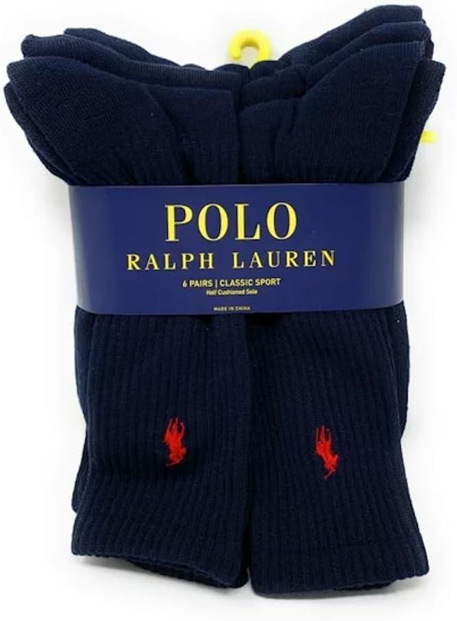 POLO RALPH LAUREN Men's Modern Crew Socks (Navy)