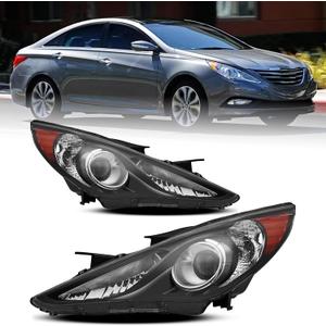Headlights Assembly Pair for 2011-2014 Hyundai Sonata Headlights