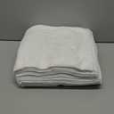 USANOOKS Microfiber Cleaning Cloth - White - 50Pcs (12.5x12.5 inch) High Performance - 1200 Washes, Ultra Absorbent Car Towel Traps Grime & Liquid for Streak-Free Mirror Shine - Car Washing Cloth, White