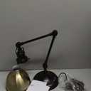 Desk Lamp for Home Office, Desk Light with Adjustable Multi-Joint Metal Swing Arms Table Lamp, Industrial Table Light for for Home Office, Work, Study, Reading, E26 Base (Antique Brass)