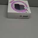 Weighted Hula Circle for Adults Weight Loss, Infinity Fitness Hoop Plus Size 51 Inch with Sweat Belt, Include 27 Detachable Links and Waist Trainer for Women (Cyan)