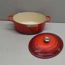 Le Creuset Enameled Cast Iron Signature Oval Dutch Oven, 8 qt., Cerise