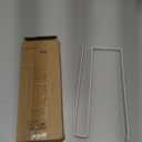 Cabinet Roll Paper Holder Paper Towel Hanger Iron Cabinet Hanging Rack Paper Towel Rack for Office, Bedroom, Bathroom, Toilet, Kitchen (White)