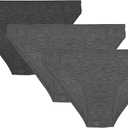METARINO Women's Underwear Mid Waisted Ladies Panties Merino Wool Sports Active Briefs 3 Pack (M)