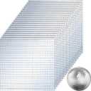 SOUJOY 36000 Pieces Mirror Mosaic Tiles, 5 x 5 mm Self Adhesive Mirror Stickers, Real Glass Mini Square Mirrors, Disco Ball Stickers for Crafts DIY Home Decorations