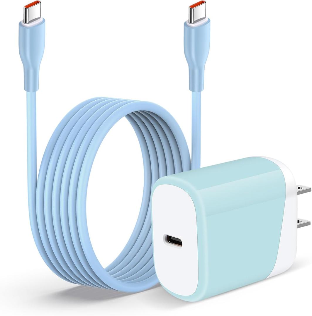 for iPhone 17e Fast Charger Block for iPhone 17e/17/Air/17 Pro/17 Pro Max/16e/16 Pro Max/16 Pro/16 Plus/16/15 Pro Max Plus,iPad Pro Air,USBC Type C Charging Block for Samsung Galaxy A17 S26,Pixel 10a