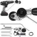 Sheet Metal Cutter Drill Attachment, Electric Drill Plate Cutter for Cutting Metal - Easily Cuts Iron, Steel, Copper, Aluminum, Tin & More - Professional Metal Adapter for DIY & Heavy Duty Projects