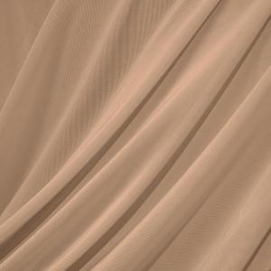 Horbaunal 4-Way Stretch Mesh Fabric by The Yard, Dark Nude 1 Yard Nylon Power Mesh Sheer Fabric for Dancewear Activewear Sportwear Sewing, 88% Nylon & 12% Spandex, 60" Wide