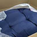 Yddsky Porch Swing Cushions,Waterproof Bench Cushion for Outdoor Furniture,2-3 Seater Replacement Thickened Swing Cushion with Ties,Patio,Outdoor,Backyard and Garden（60x40,Navy Blue, 60x40in