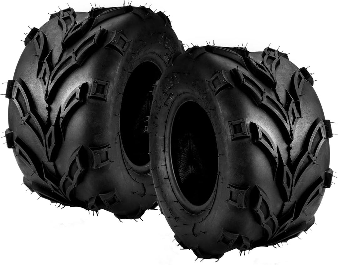 PHILTOP 16x8-7 ATV UTV Tires, 4-Ply Super Mud 16x8-7 ATV All-Terrain Tire for Riding Mowers, Golf Carts, Off-Road,2 Pcs,Tubeless (Z-120)