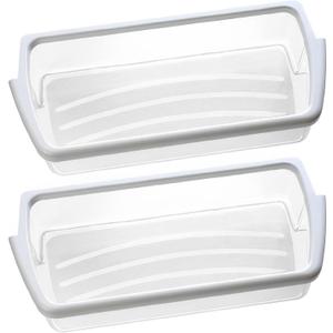 2 PACK Upgraded W10321304 Refrigerator Door Shelf Replacement Compatible with Whirlpool Fridge Door Bin WRS325FDAM01 WRS325FDAM02 WRS325FDAM04 ED5FVGXWS07 - Replace WPW10321304 AP6019471 2179574