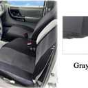 NLQR 60/40 High Back Bench Seat Cover fit for Ford Ranger Pickup XLT 1998 1999 2000 2001 2002 2003 Without Console Cover 2Pcs Universal Fit Seat Covers Black