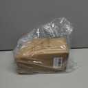 Bedside Table Lamps, Table Lamp for Bedroom, Lamps for Night Stands with Linen Lampshades, Small Table Lamp for Living Room, Office (Bulb Excluded) (Wood)