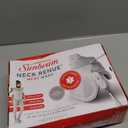 Sunbeam Contoured Heating Pad for Neck & Shoulder Pain Relief with Auto Shut Off Moist Heating Option 22 x 19 Grey