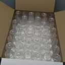 DECADORN Clear Stemless Champagne Flutes Plastic 48 Pack, Made in USA, 9oz Plastic Champagne Glasses - Durable and Sturdy Mimosa Glasses For Parties - Shatterproof, Recyclable, BPA-Free, Smooth Rims