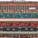 Kayond Canvas Water-Resistant 13.3 Inch Laptop Sleeve case for 12.5 inch 13inch Notebook Computer 12.9 Pocket Tablet (13-13.3 inch, Red Bohemia)